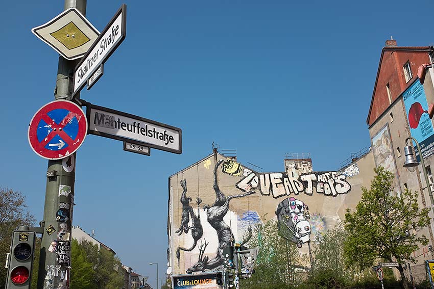 Skalizer Strasse Manteuffelstrasse Berlin Kreuzberg Street Art - Andrs Felipe Carulla Fotograf
